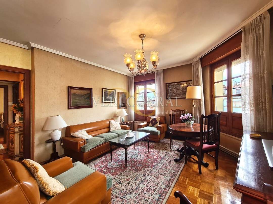 Living room of Flat for sale in Noreña  with Heating, Terrace and Storage room