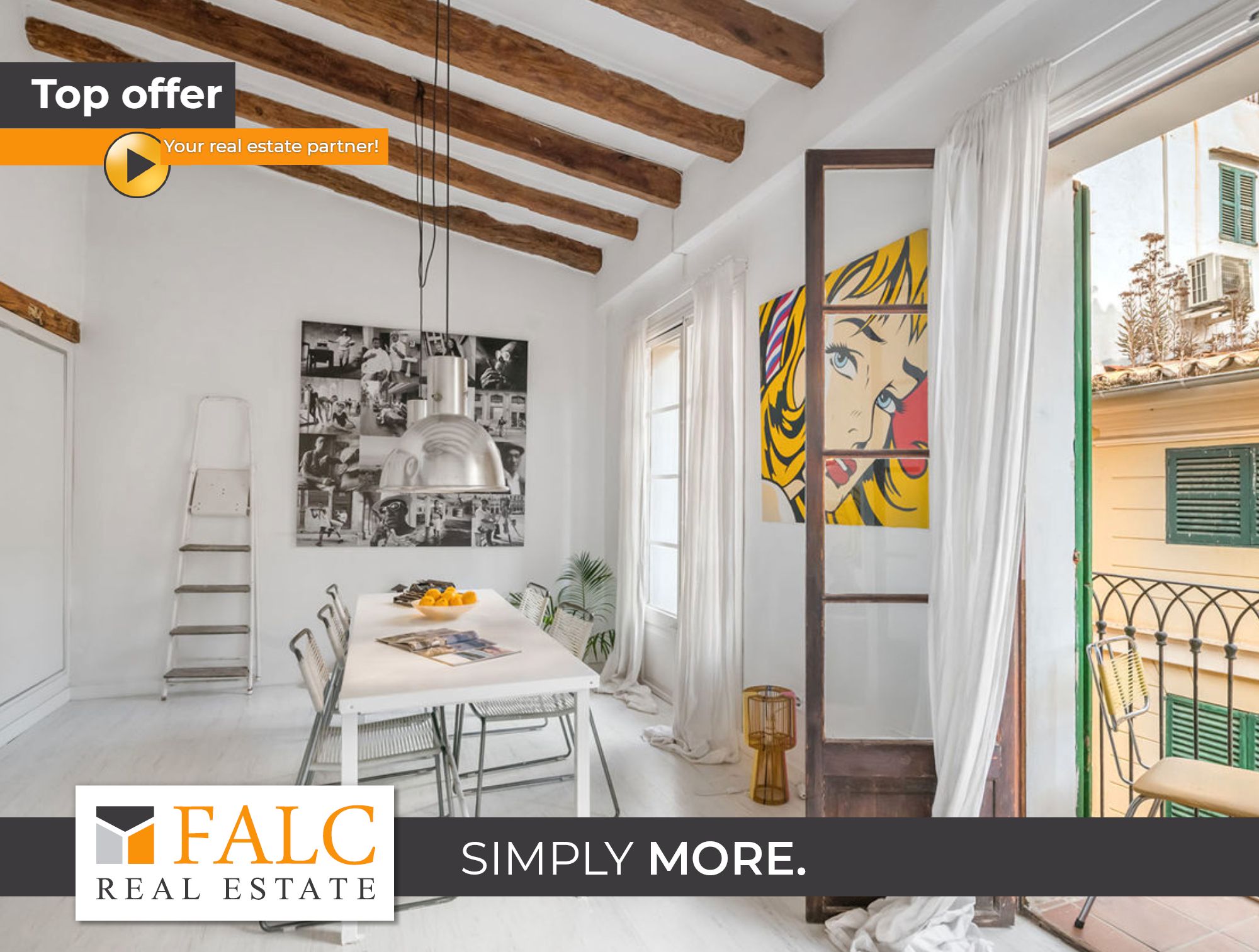 Dining room of Apartment for sale in  Palma de Mallorca