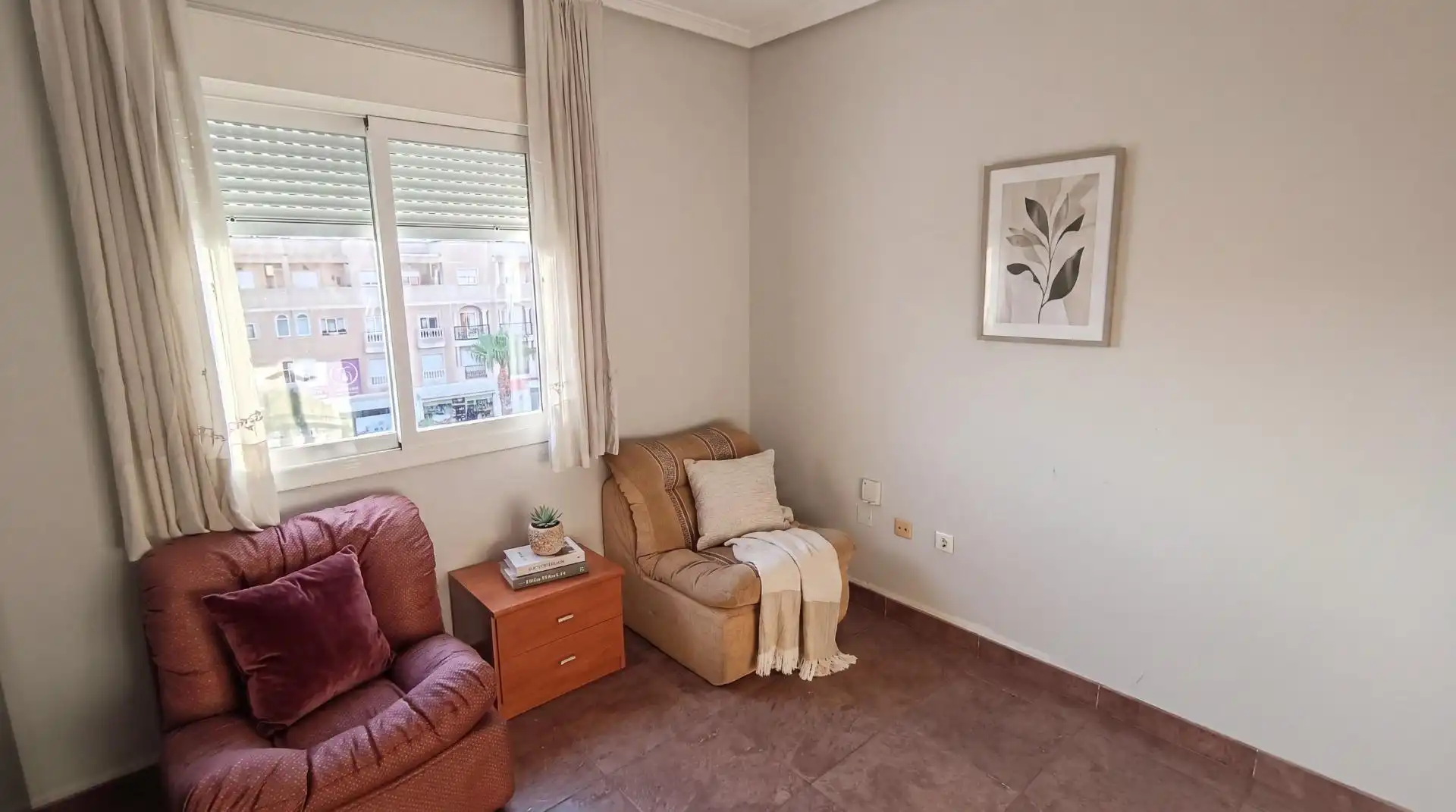 Sala de estar de Apartamento en venta en Roquetas de Mar con Aire acondicionado, Calefacción y Terraza