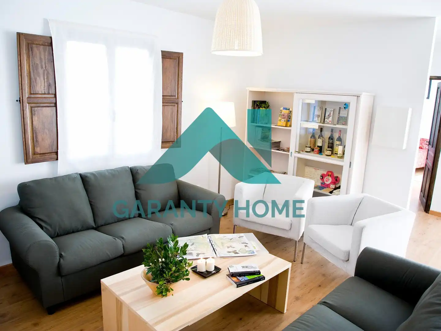 Sala de estar de Casa o chalet en venta en Torrejón el Rubio con Aire acondicionado