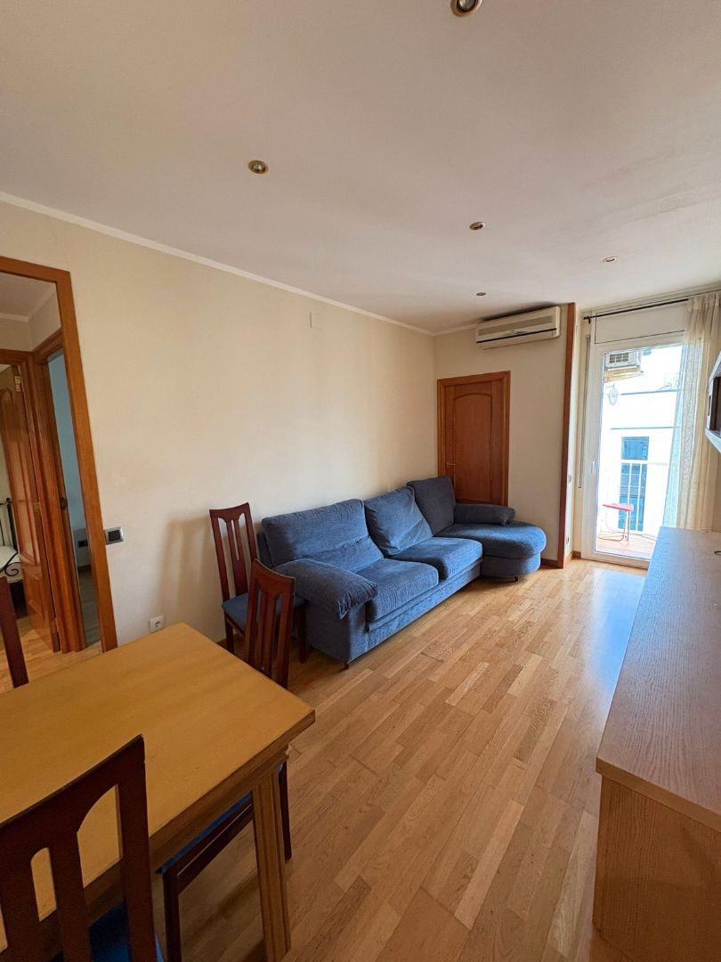 Sala d'estar de Pis en venda en L'Hospitalet de Llobregat amb Aire condicionat, Calefacció i Parquet