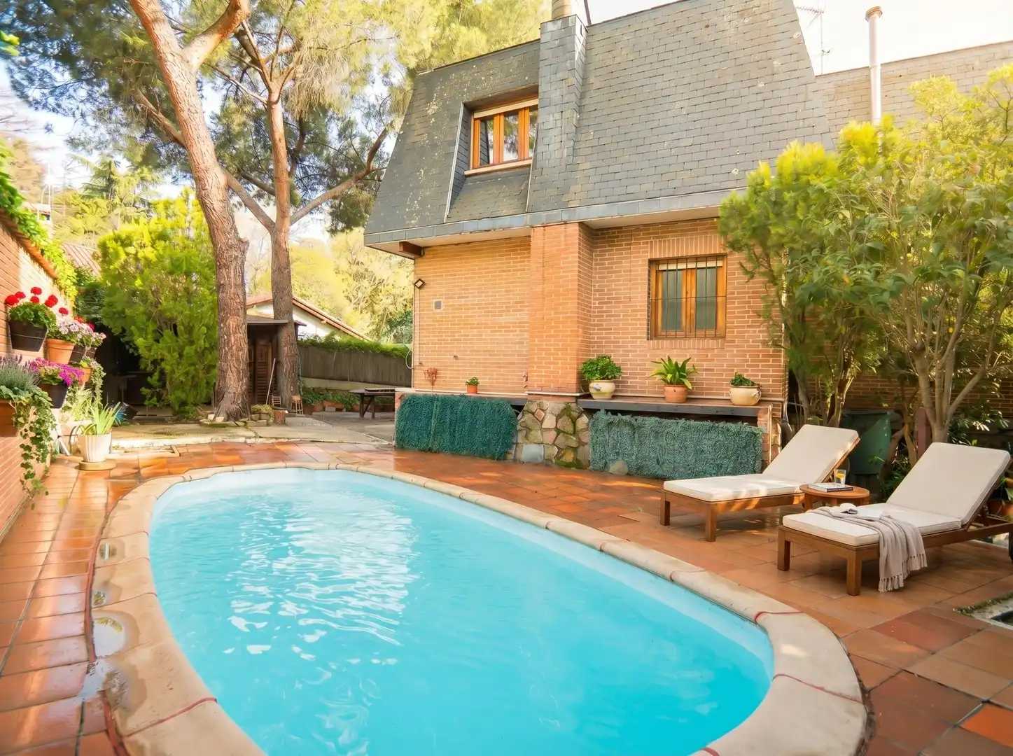 Piscina de Casa o chalet en venta en Torrelodones con Calefacción, Jardín privado y Terraza