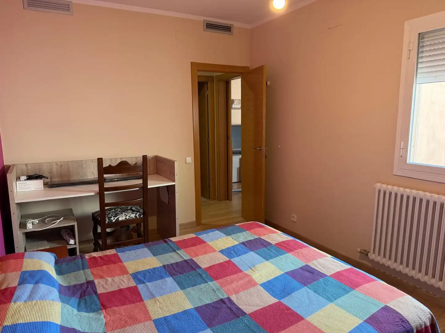 Bedroom of Attic for rent in Lleida  with Air Conditioner, Terrace and Furnished