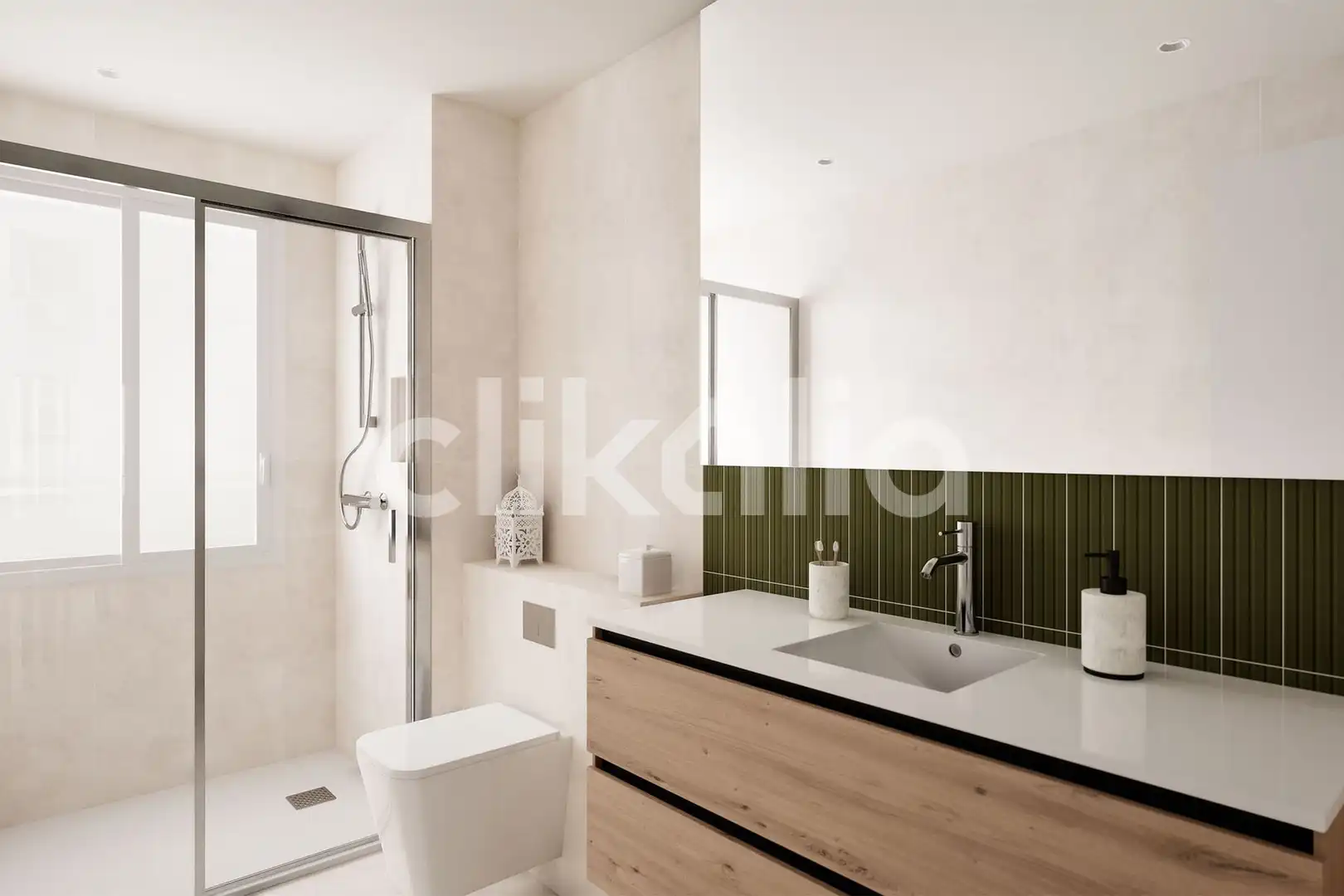 Bathroom of Flat for sale in Sevilla  with Air Conditioner, Private garden and Terrace