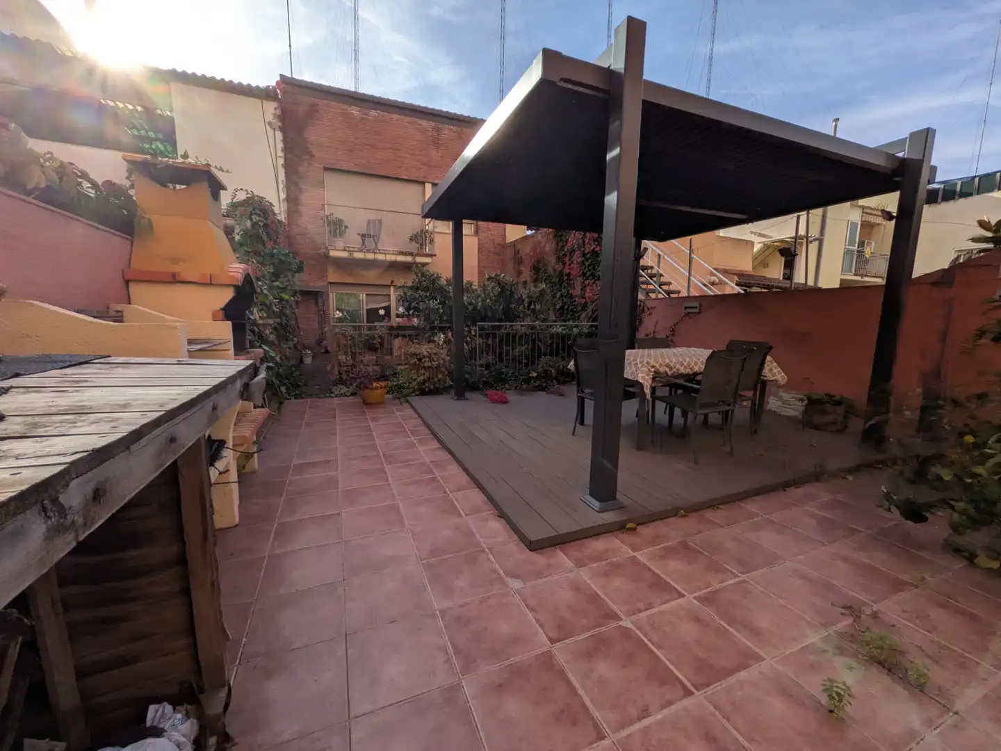 Terrassa de Casa adosada en venda en Gavà amb Calefacció, Jardí privat i Parquet