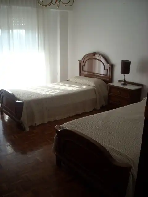 Bedroom of Flat for rent in Zaragoza  with Heating, Parquet flooring and Furnished