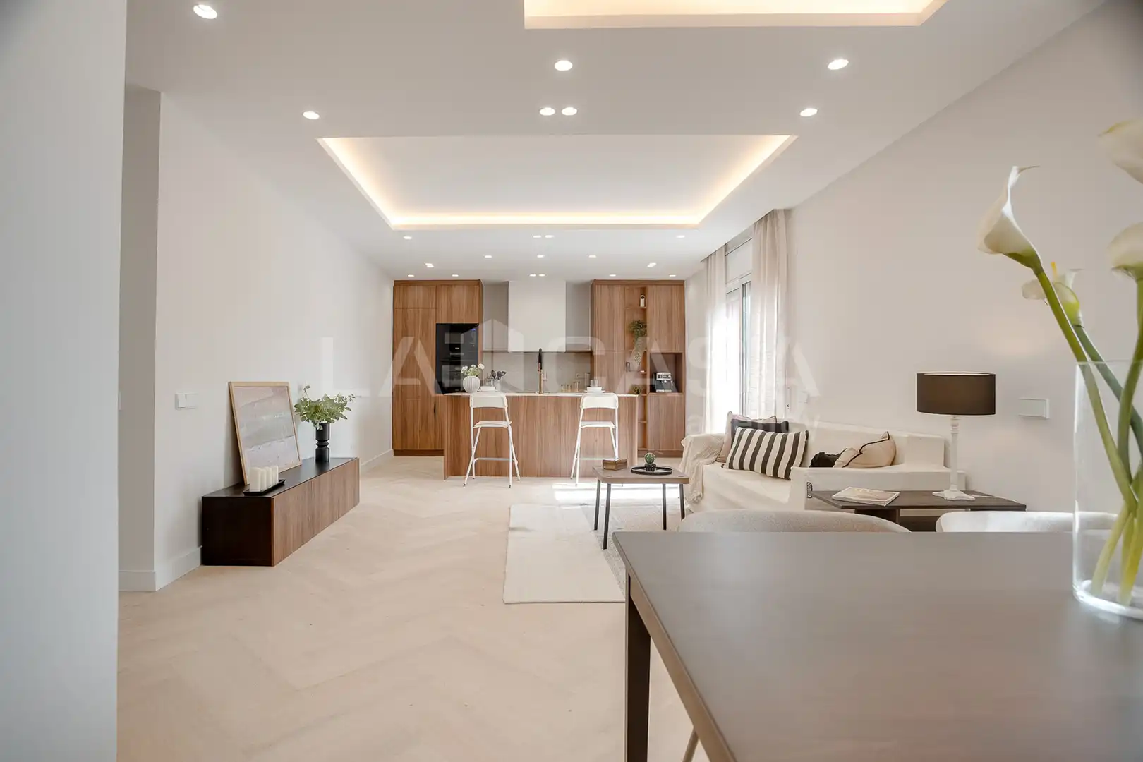 Sala de estar de Ático en venta en Granollers con Calefacción y Terraza