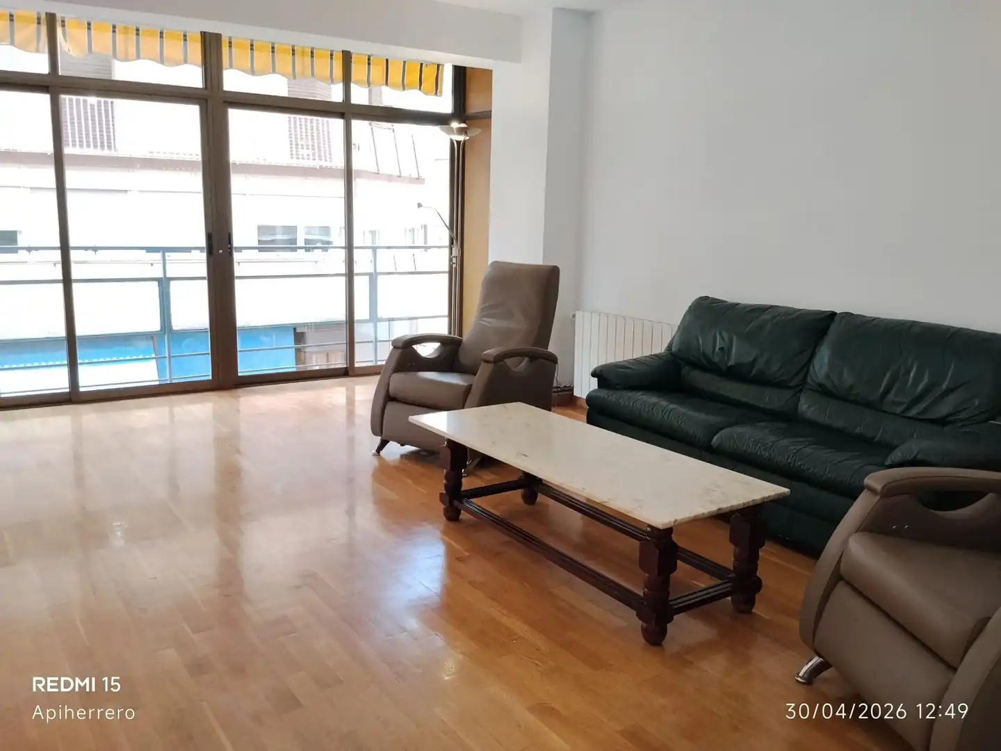 Sala de estar de Piso de alquiler en Alicante / Alacant con Amueblado y Balcón