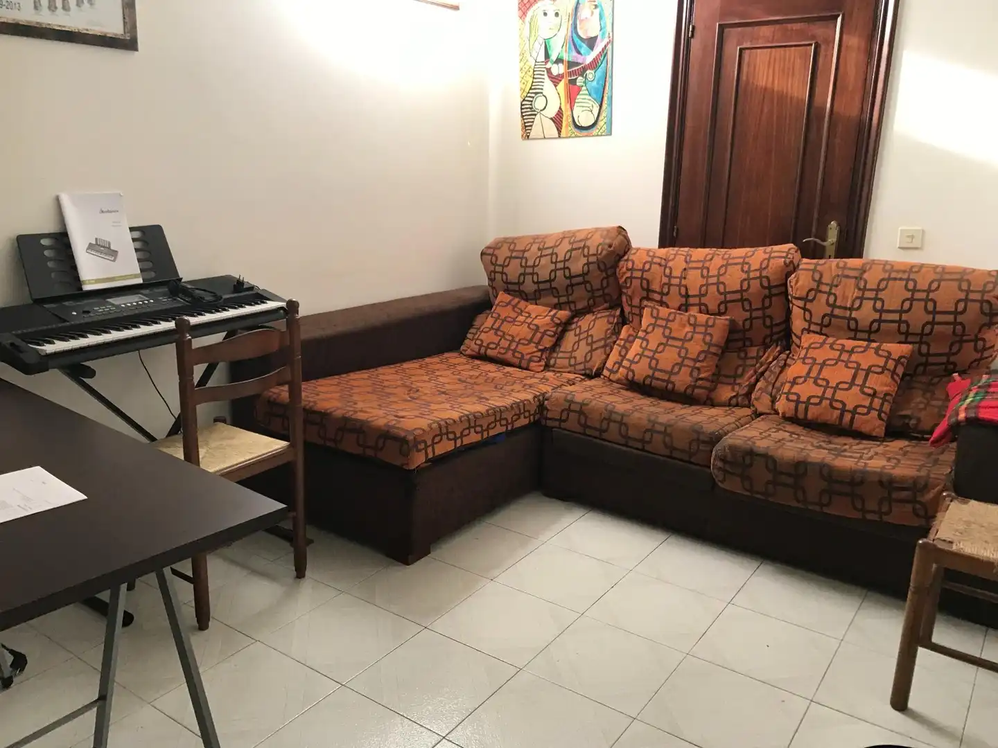 Sala de estar de Piso en venta en Santiago de Compostela 