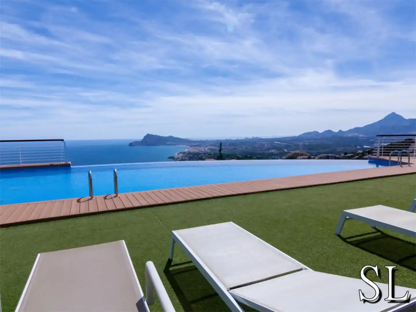 Swimming pool of Flat for sale in Altea  with Air Conditioner and Swimming Pool