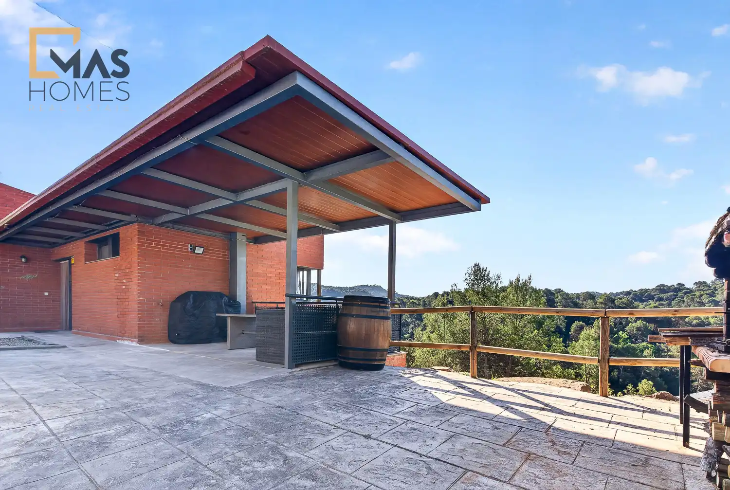 Terrassa de Casa o xalet en venda en Sant Llorenç Savall amb Aire condicionat, Calefacció i Jardí privat