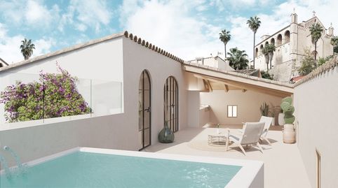 Casa adosada elegantemente presentada con piscina en venta en el centro del histórico Artà, noreste de Mallorca