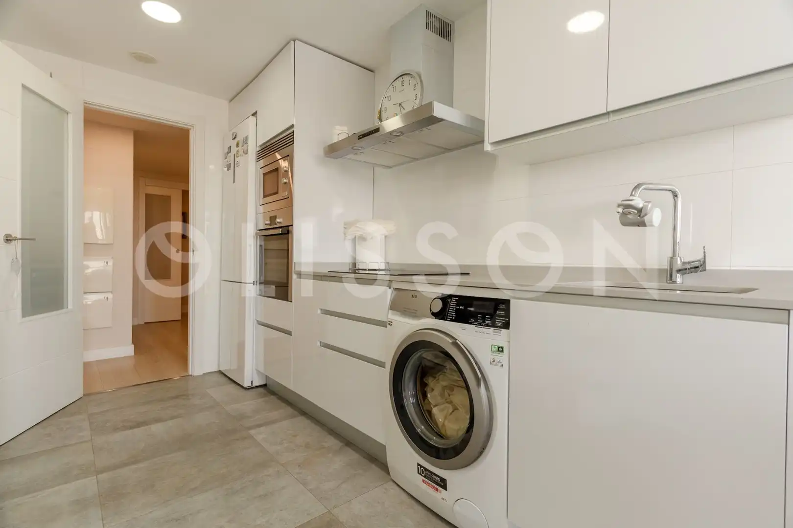 Kitchen of Flat for sale in Madrid  with Air Conditioner, Heating and Terrace