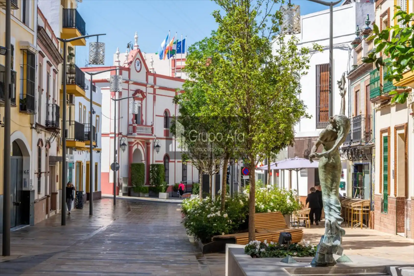Vista exterior de Casa adosada en venda en Centro