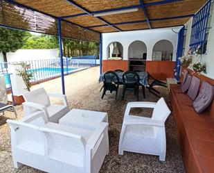 Terrasse von Haus oder Chalet miete in Arcos de la Frontera mit Klimaanlage und Schwimmbad