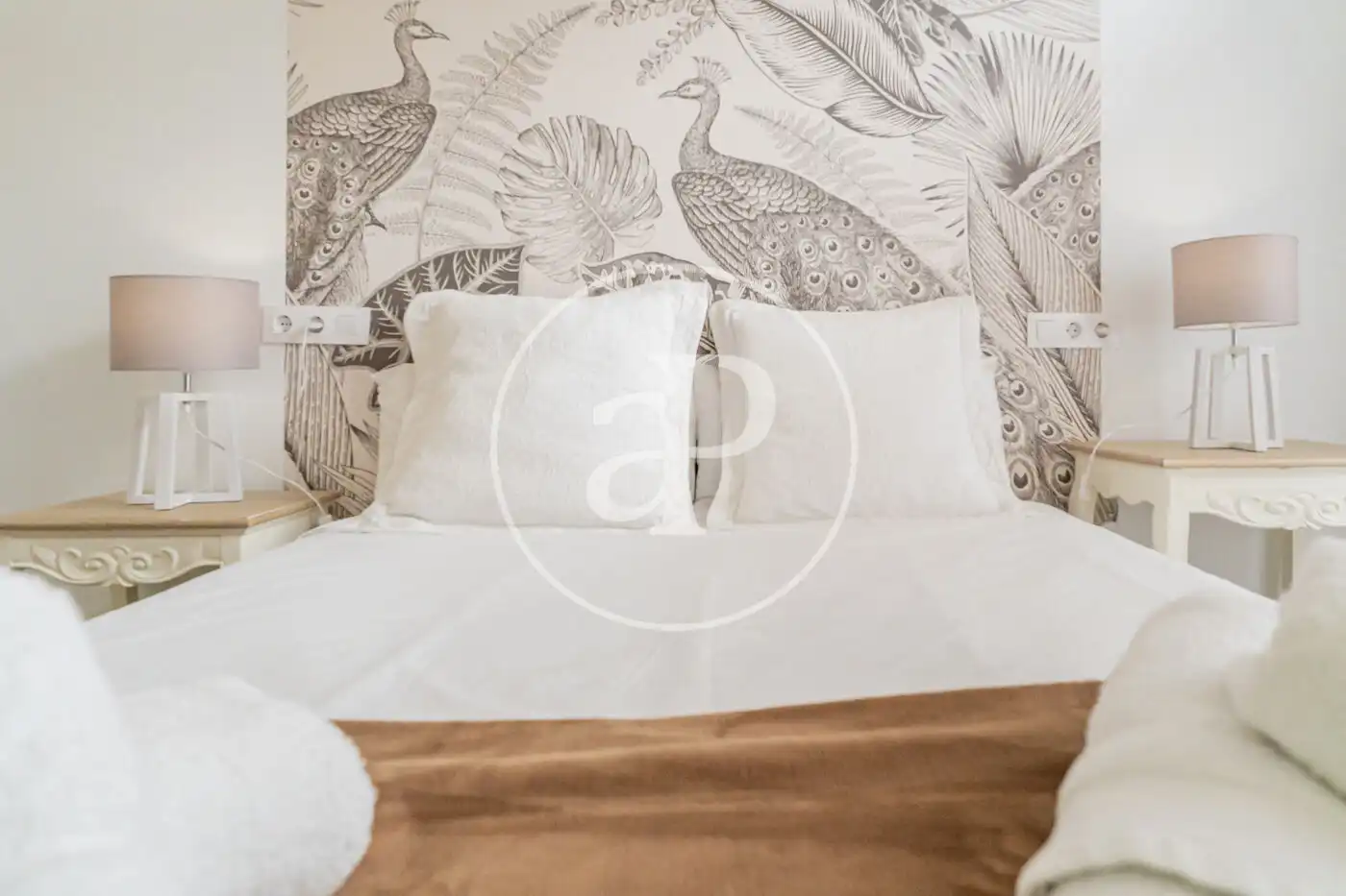 Bedroom of Flat for rent in Madrid  with Air Conditioner, Heating and Furnished