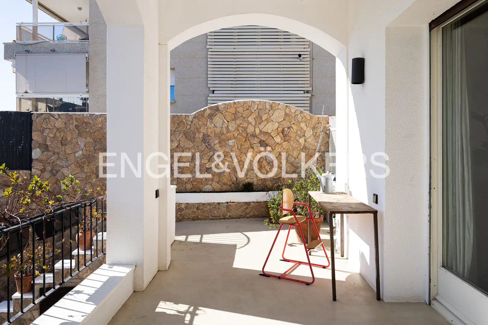 Terrace of Houses for rent in Caldes d'Estrac  with Air Conditioner, Heating and Private garden