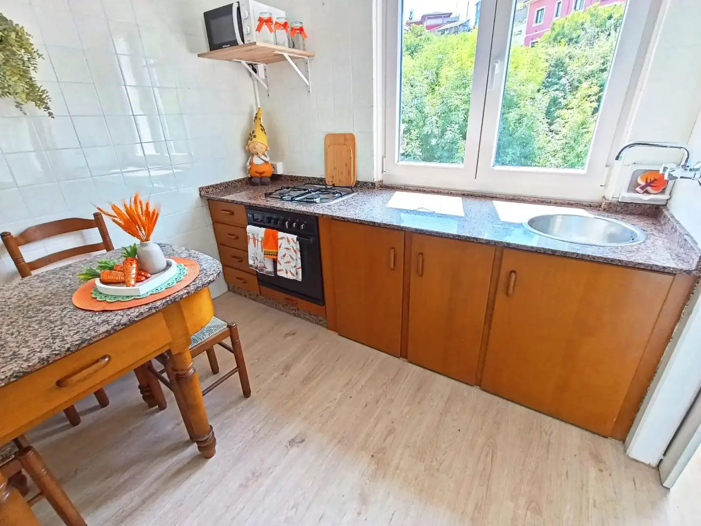 Kitchen of Flat for sale in Langreo  with Heating, Storage room and Furnished