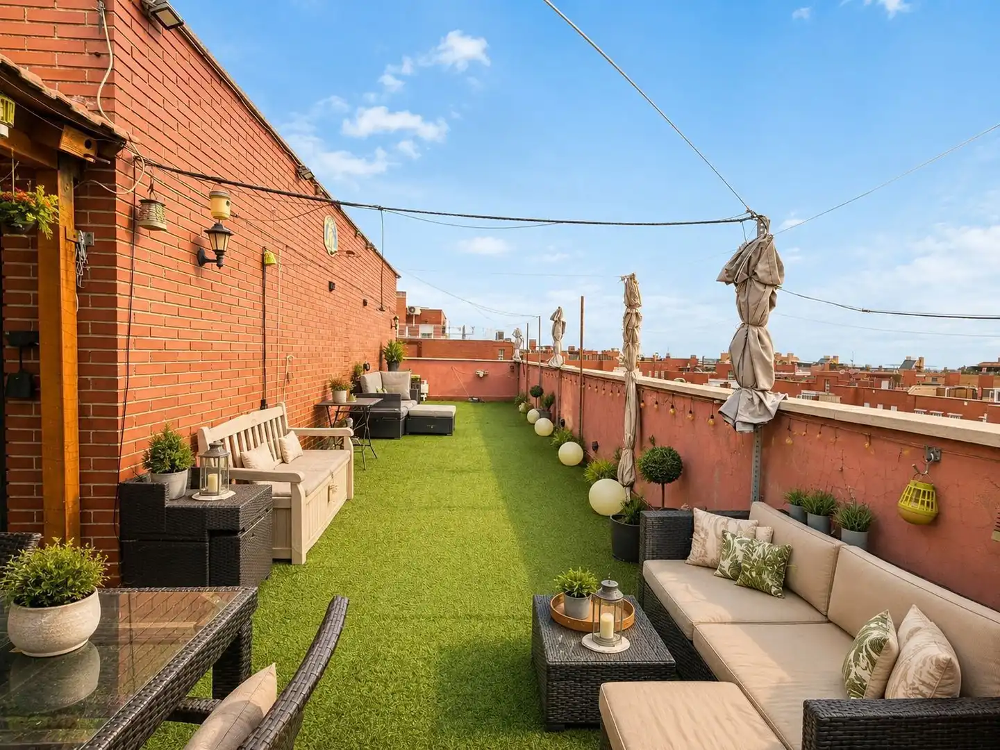 Terrace of Attic for sale in Arganda del Rey  with Air Conditioner, Heating and Private garden