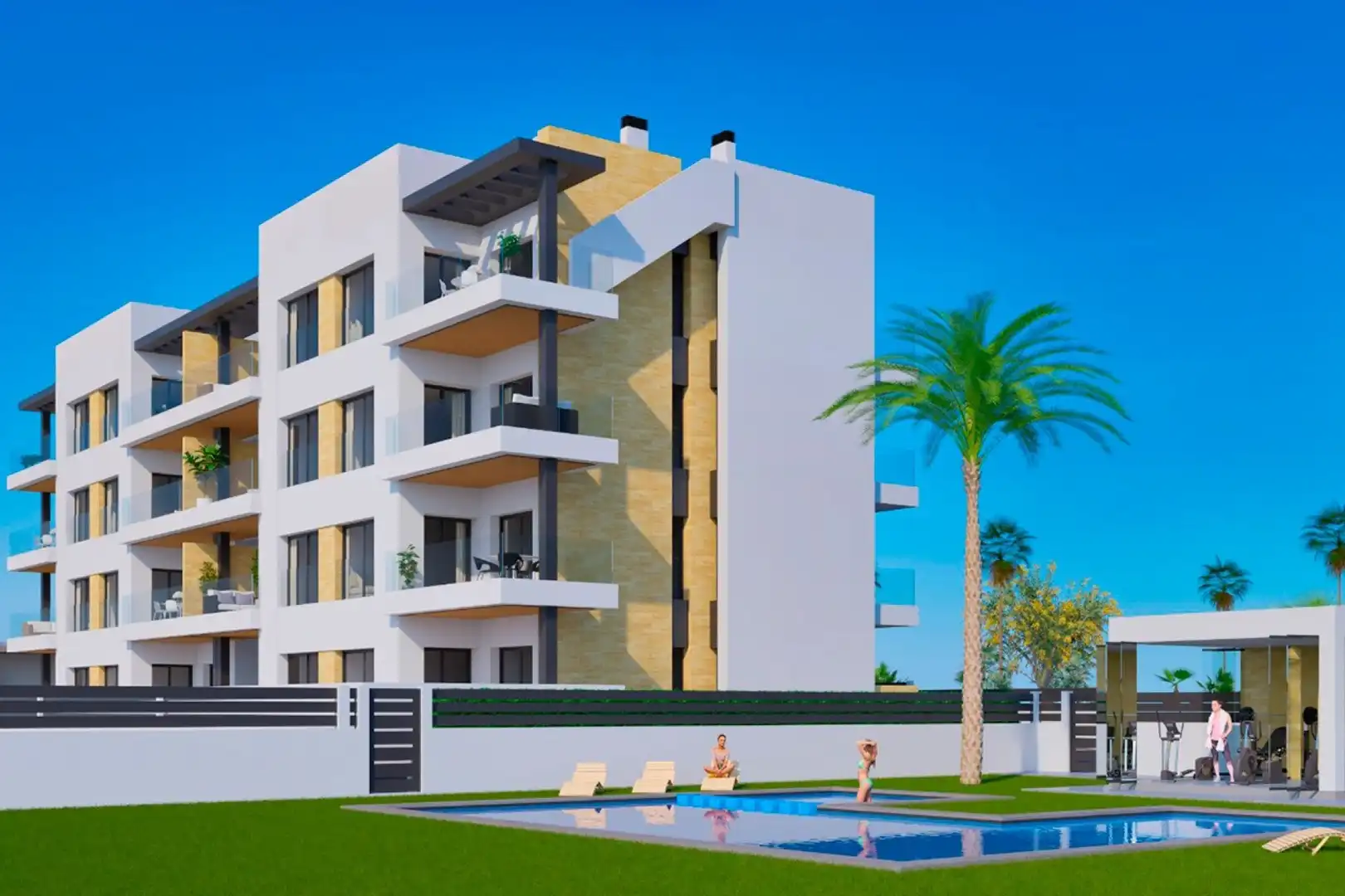 Exterior view of Flat for sale in Torrevieja  with Air Conditioner, Private garden and Terrace