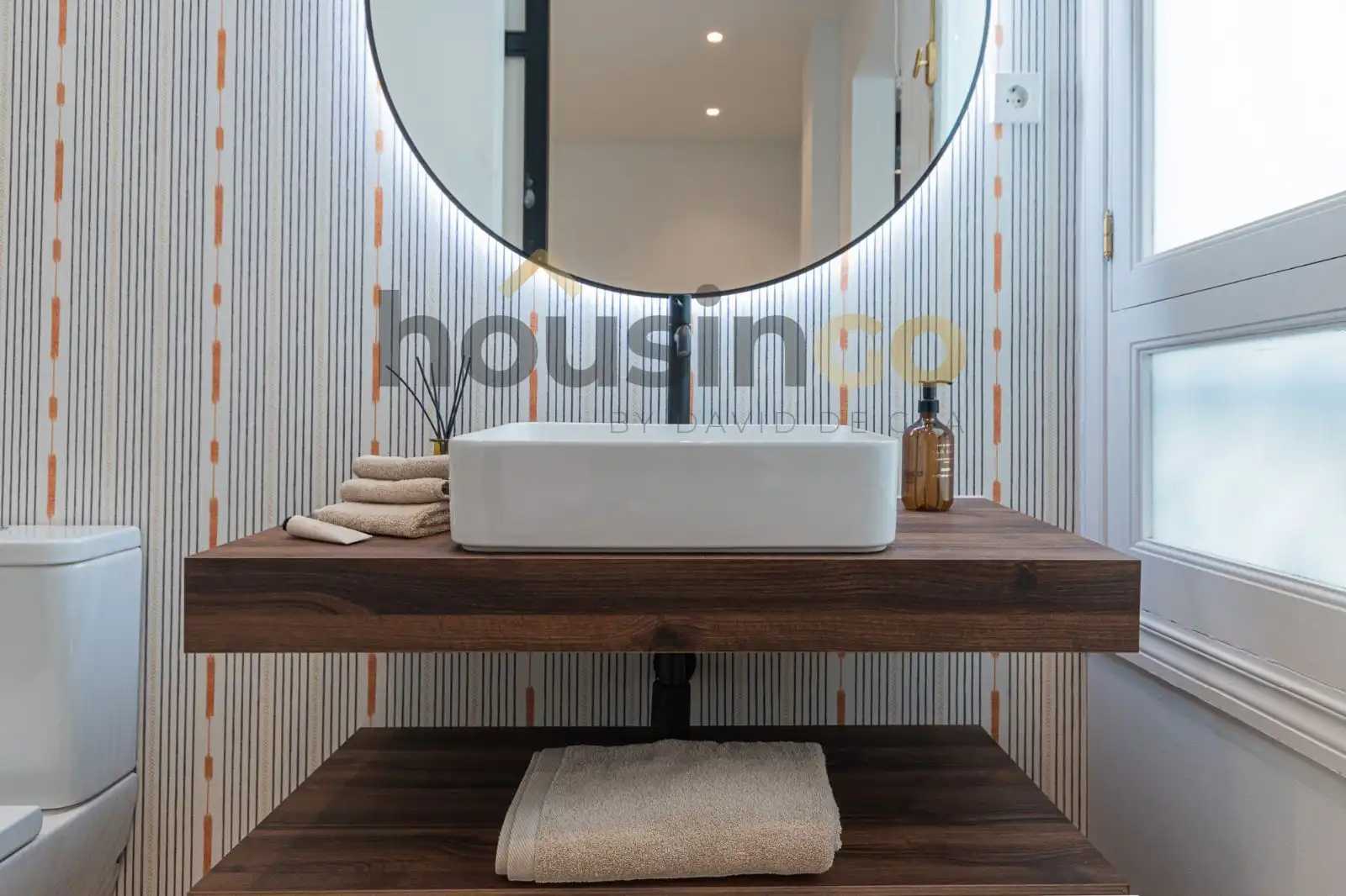Badezimmer von Wohnung zum Verkauf in Madrid mit Klimaanlage, Heizung und Möbliert
