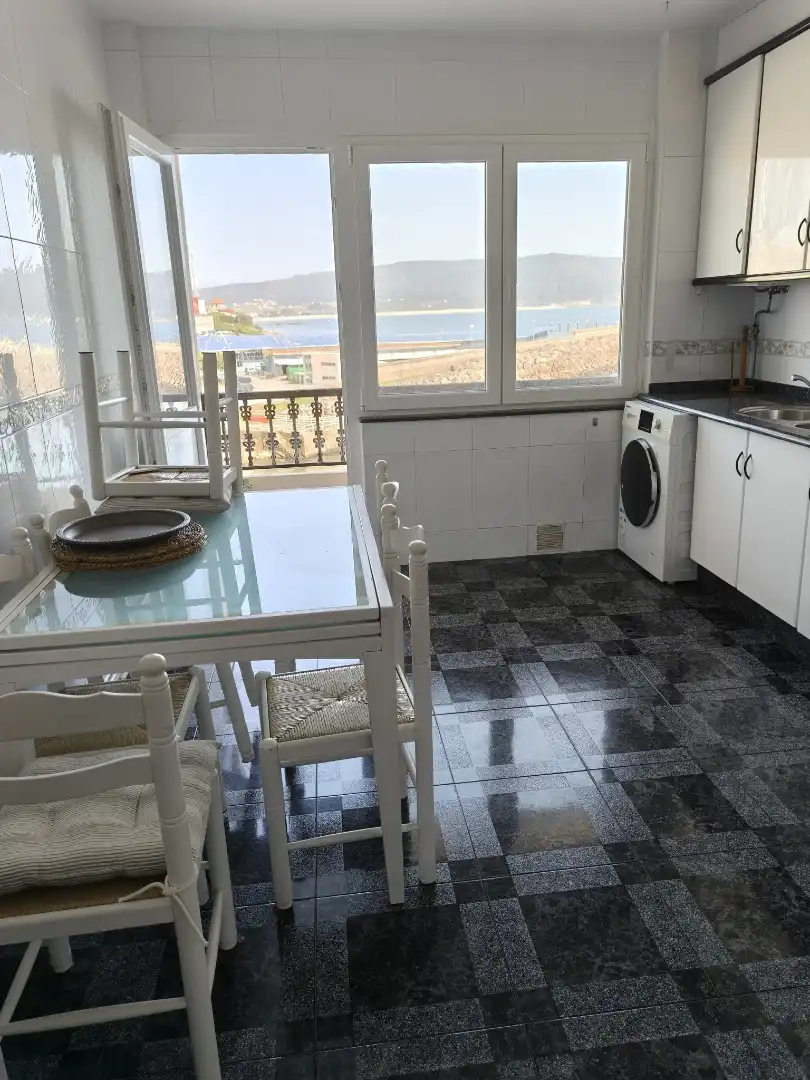 Dining room of Flat for rent in Fisterra  with Furnished, Oven and Washing machine