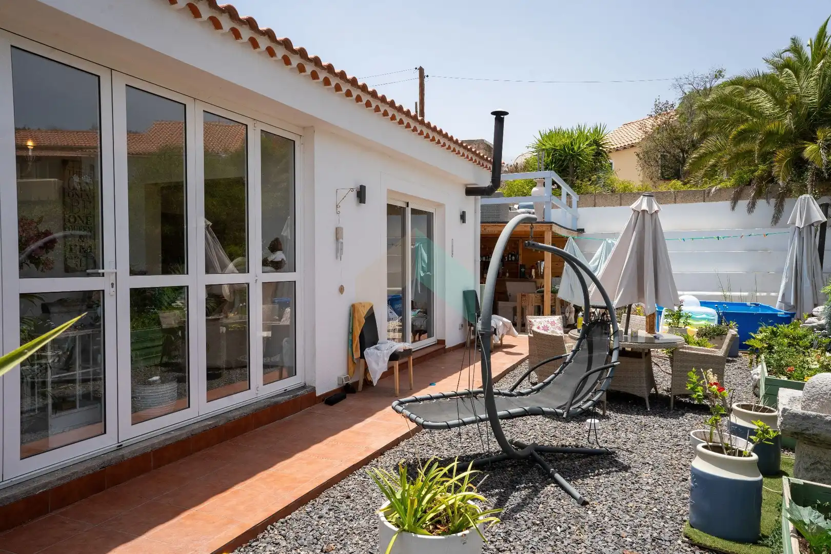 Terrassa de Casa o xalet en venda en San Miguel