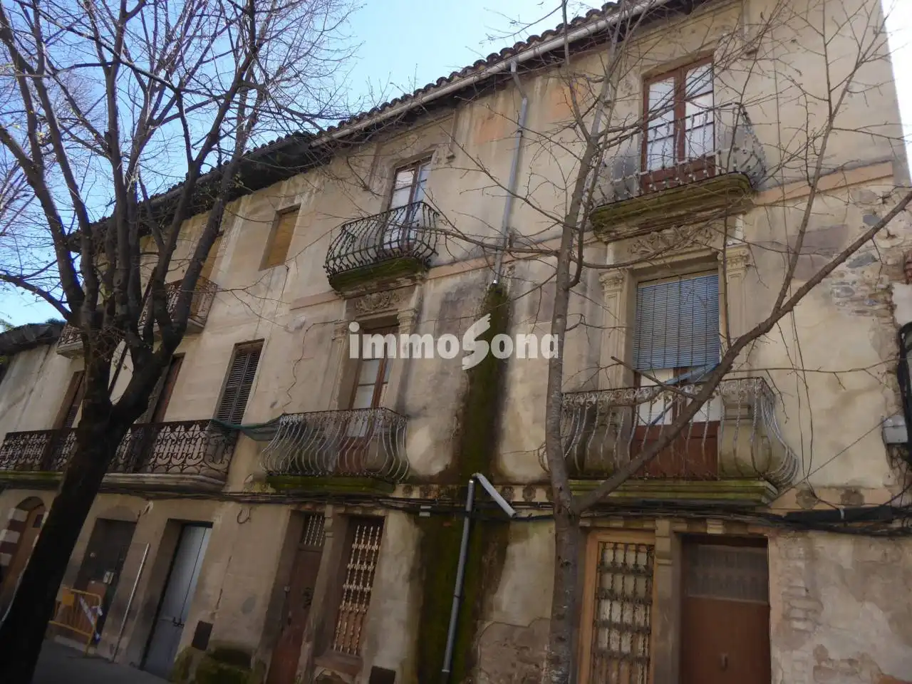 Vista exterior de Casa adosada en venta en Manlleu con Jardín privado