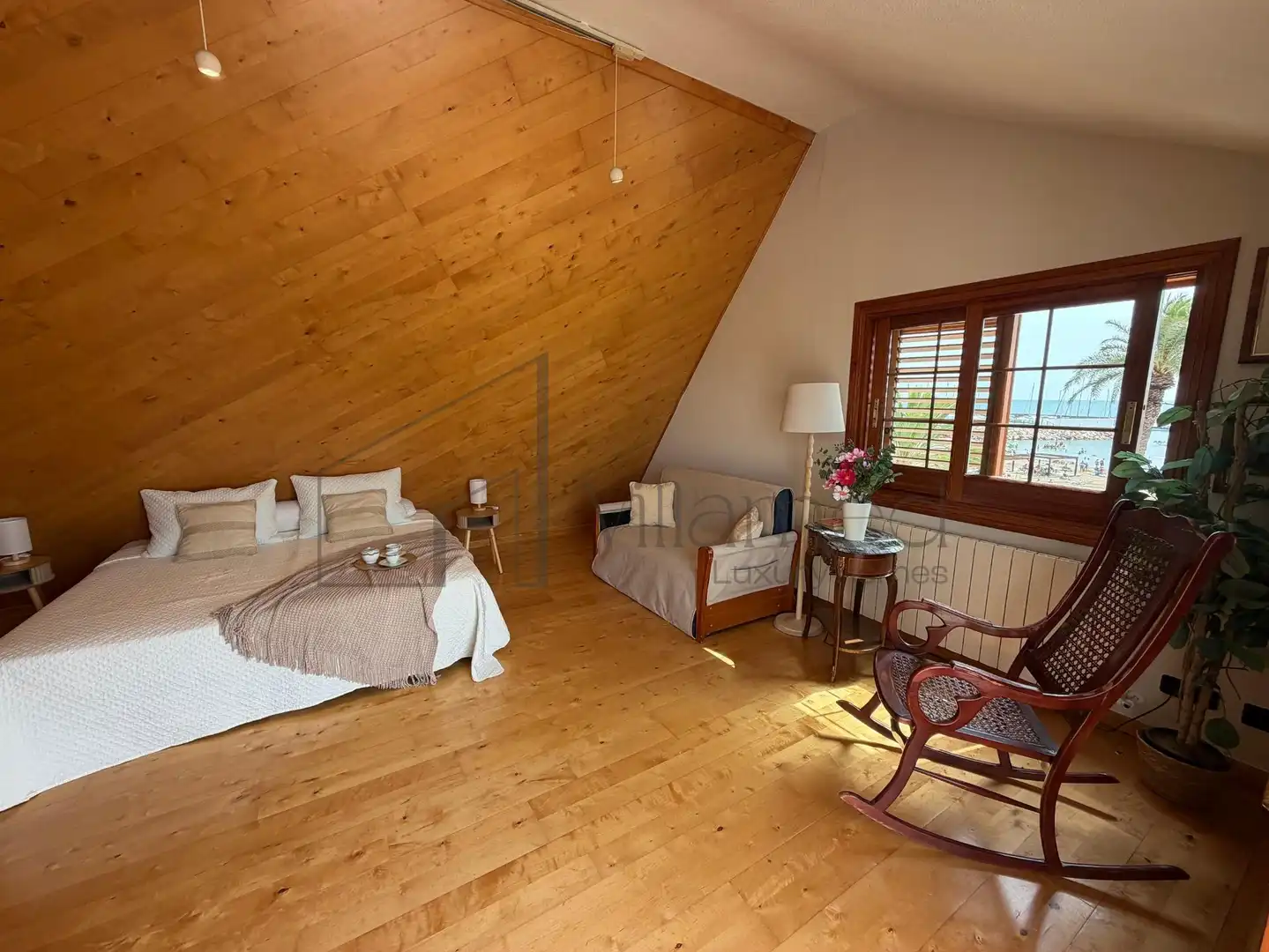 Sala de estar de Casa o chalet de alquiler en La Pobla de Farnals con Aire acondicionado, Calefacción y Terraza