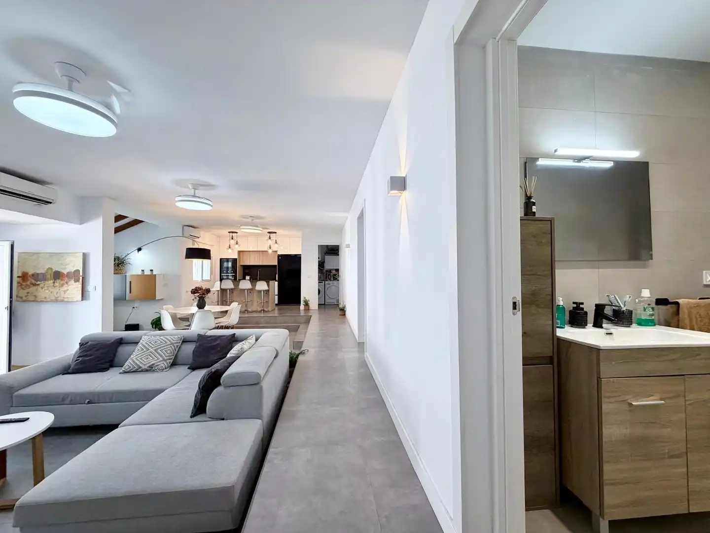 Living room of Houses for sale in Roquetas de Mar  with Air Conditioner, Heating and Private garden