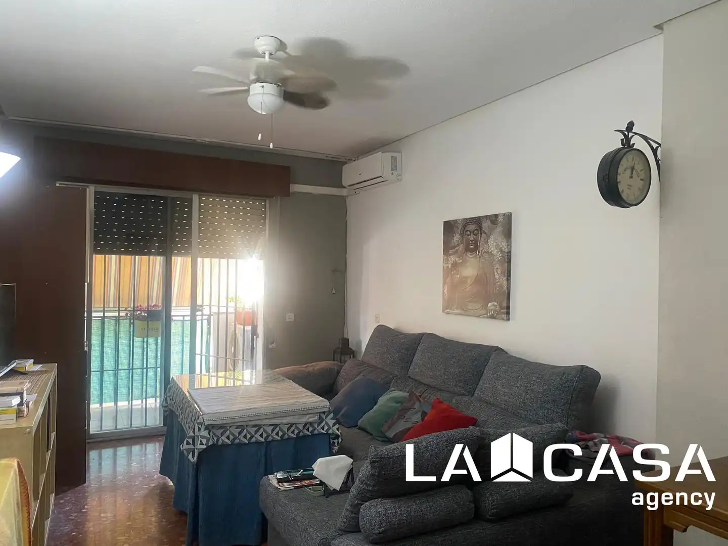 Wohnzimmer von Wohnung zum Verkauf in Dos Hermanas mit Klimaanlage und Terrasse