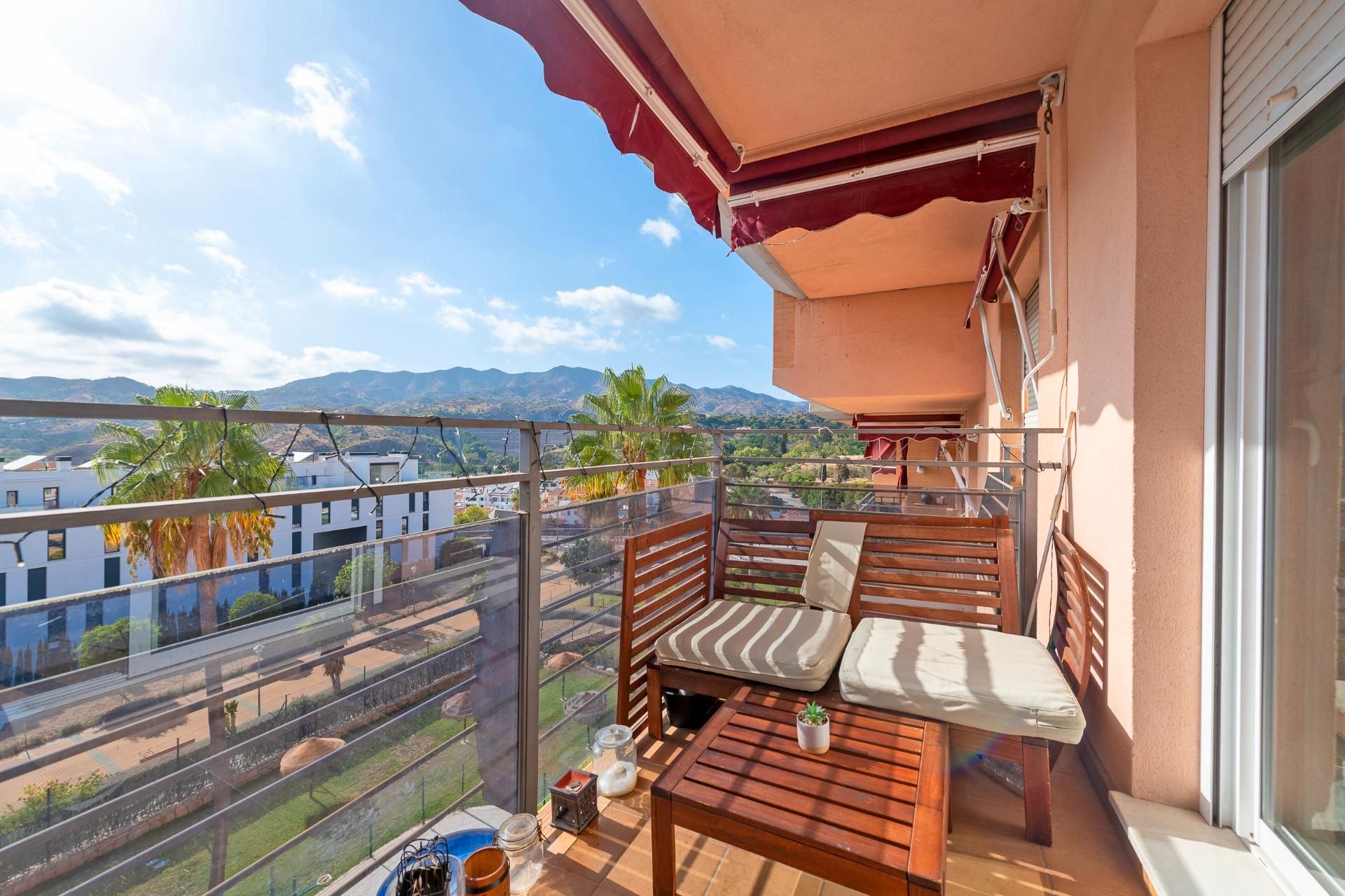 Balcony of Flat for sale in Málaga Capital  with Terrace, Storage room and Community pool