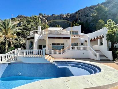 Vista exterior de Casa o xalet en venda en Altea amb Aire condicionat, Terrassa i Piscina