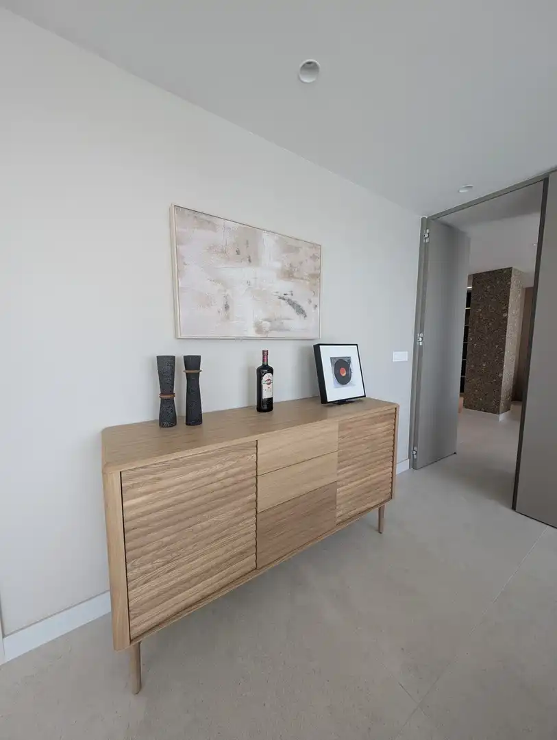 Sala de estar de Piso de alquiler en Torrevieja con Aire acondicionado, Terraza y Amueblado
