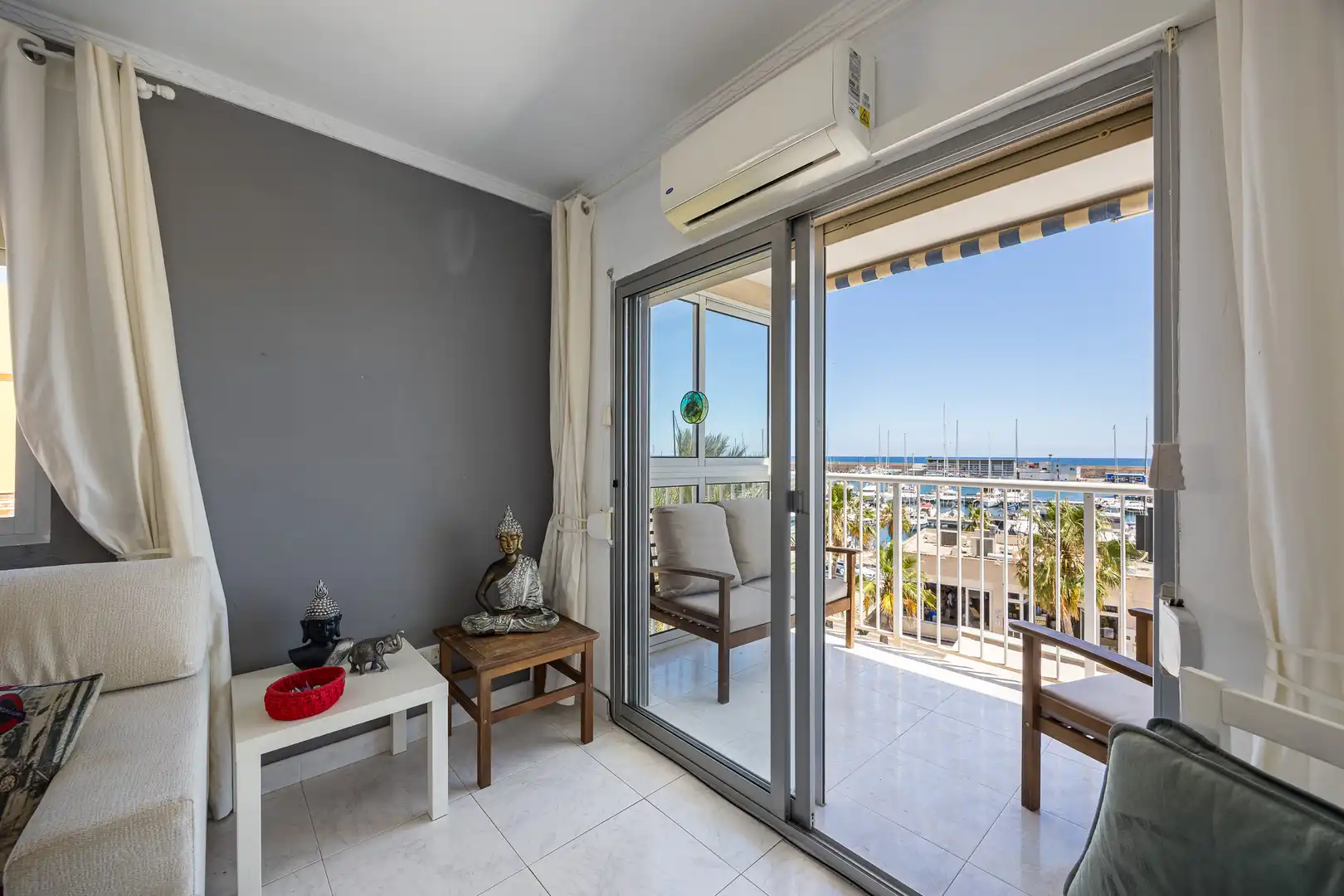 Terrasse von Wohnungen zum Verkauf in Villajoyosa / La Vila Joiosa mit Möbliert
