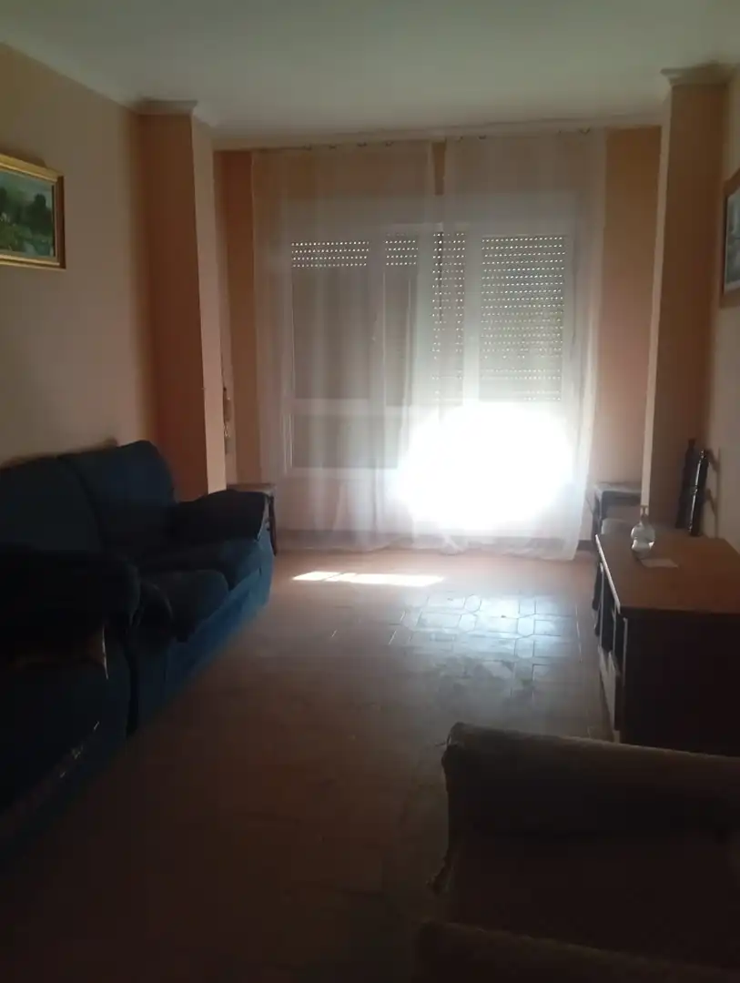 Living room of Flat for sale in Miguel Esteban  with Heating, Parquet flooring and Furnished