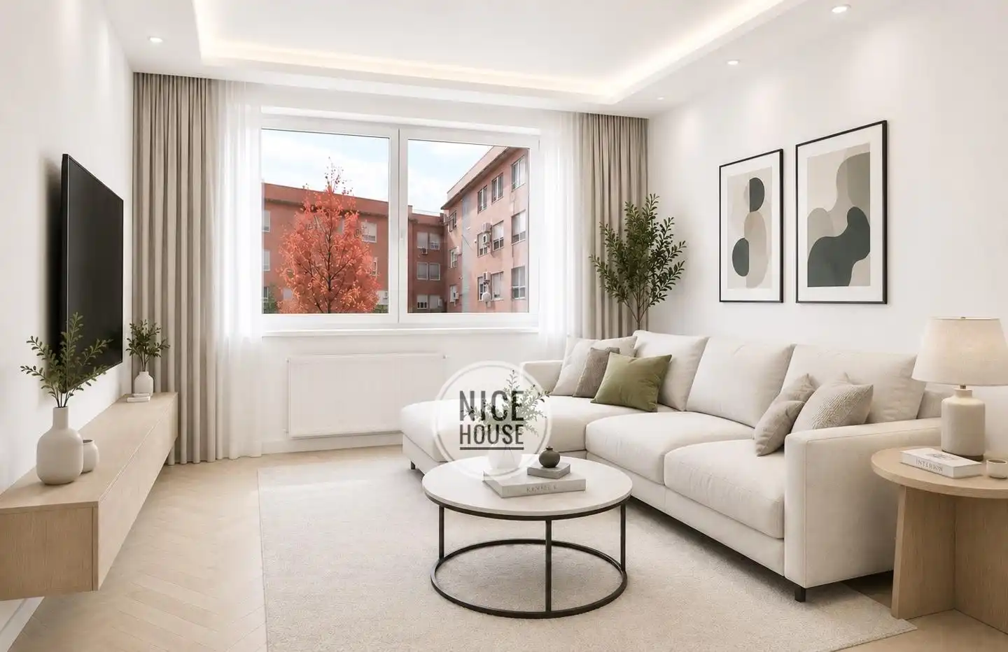 Living room of Flat for sale in Getafe  with Air Conditioner