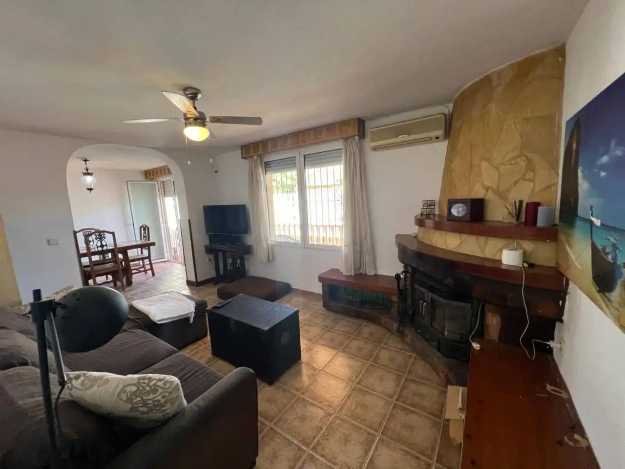 Sala de estar de Casa o chalet en venta en Elche / Elx con Aire acondicionado, Jardín privado y Terraza