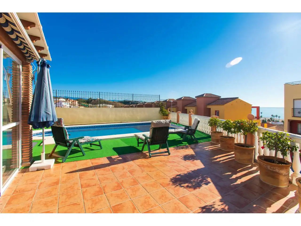 Villa con piscina in affitto a Benajarafe, imagen 6