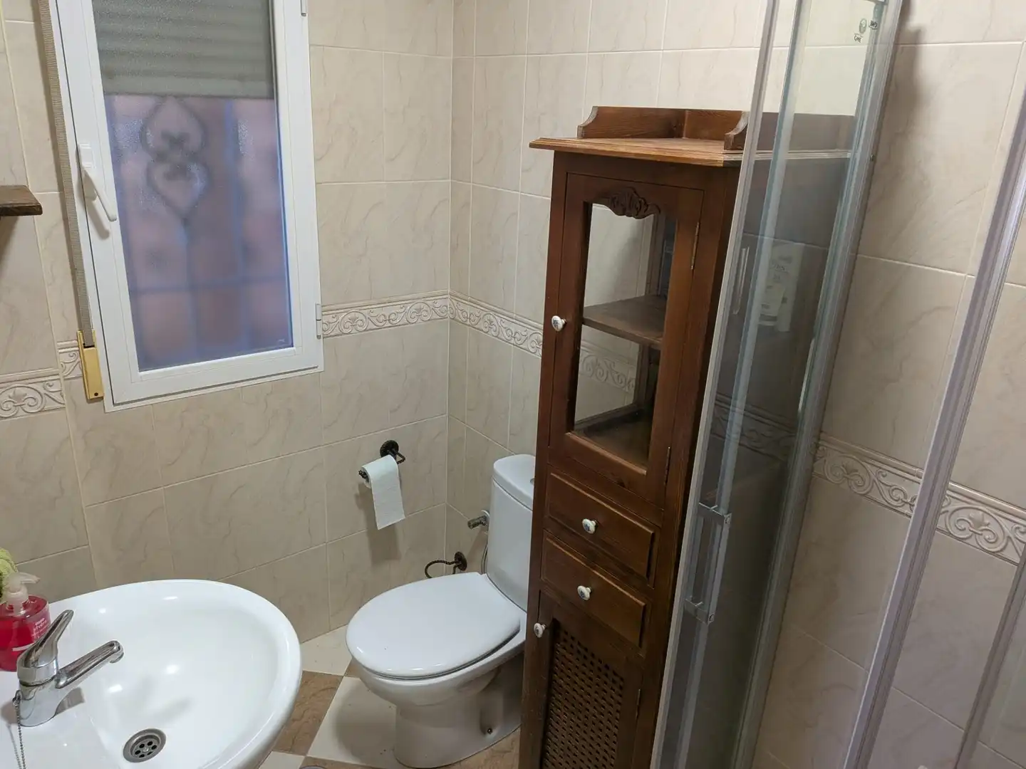 Bathroom of Flat for rent in Alhendín  with Air Conditioner, Heating and Terrace