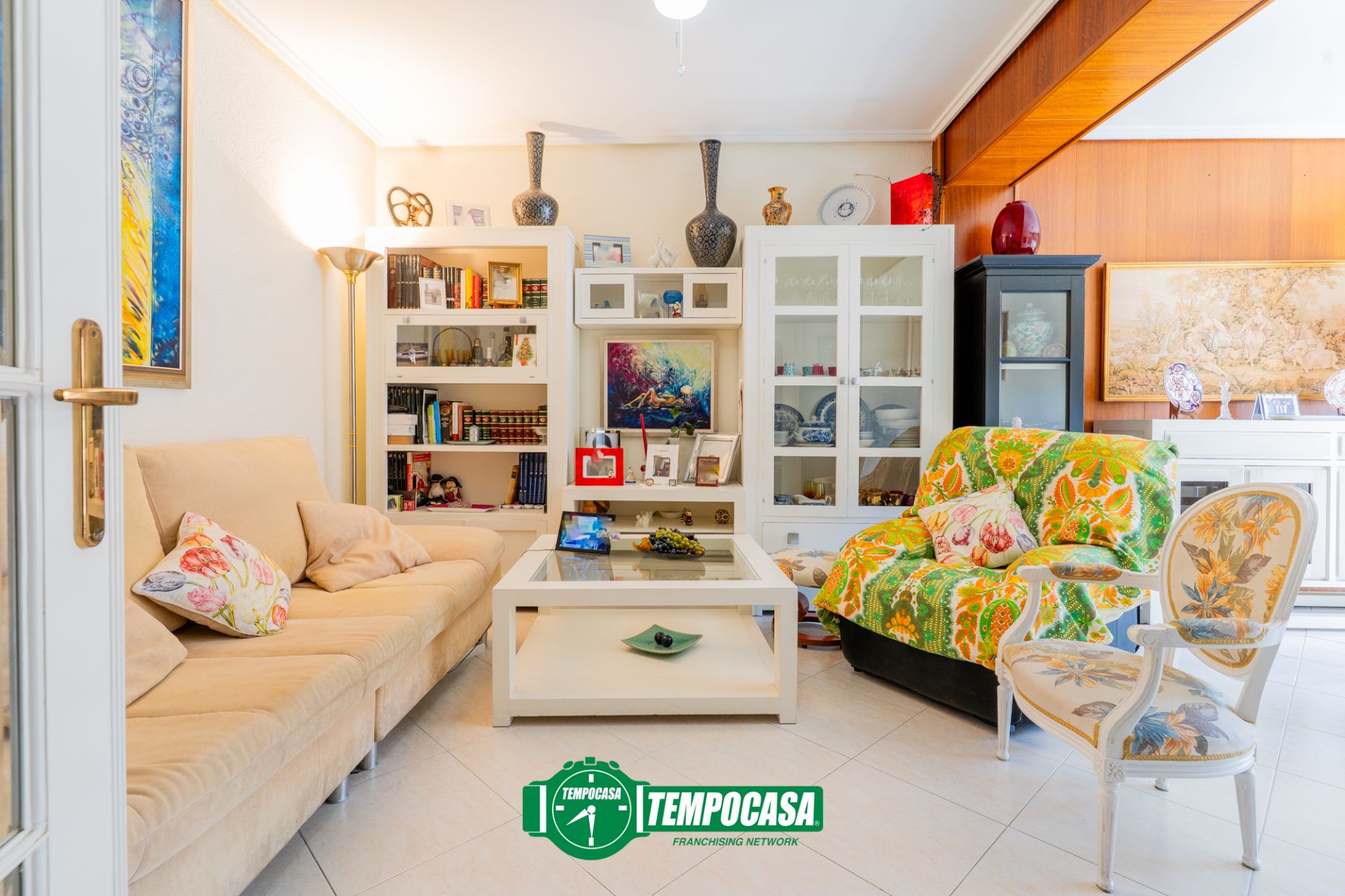 Living room of Flat for sale in  Valencia Capital  with Air Conditioner, Heating and Furnished