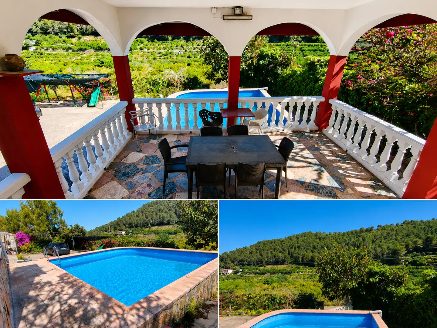 Terraza de Casa o chalet en venta en Favara con Jardín privado, Terraza y Piscina