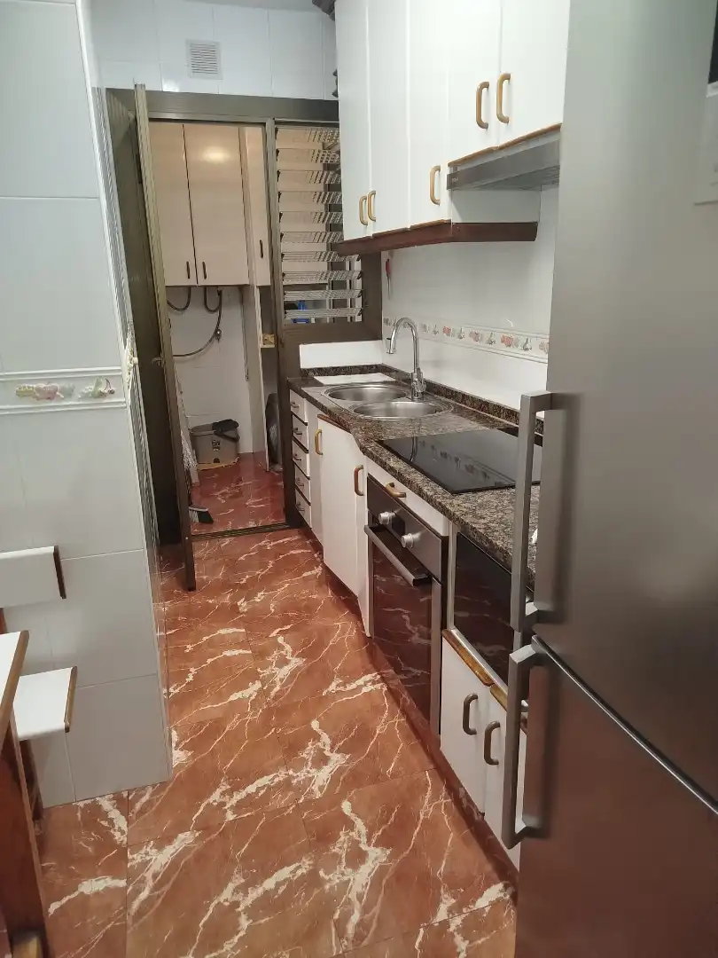Cocina de Piso en venta en Badalona con Aire acondicionado, Amueblado y Horno