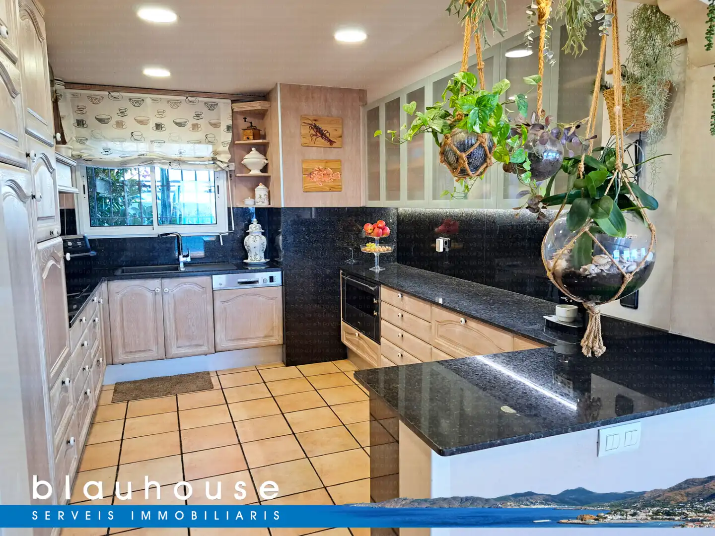 Cuina de Casa o xalet en venda en Llançà amb Aire condicionat, Calefacció i Jardí privat
