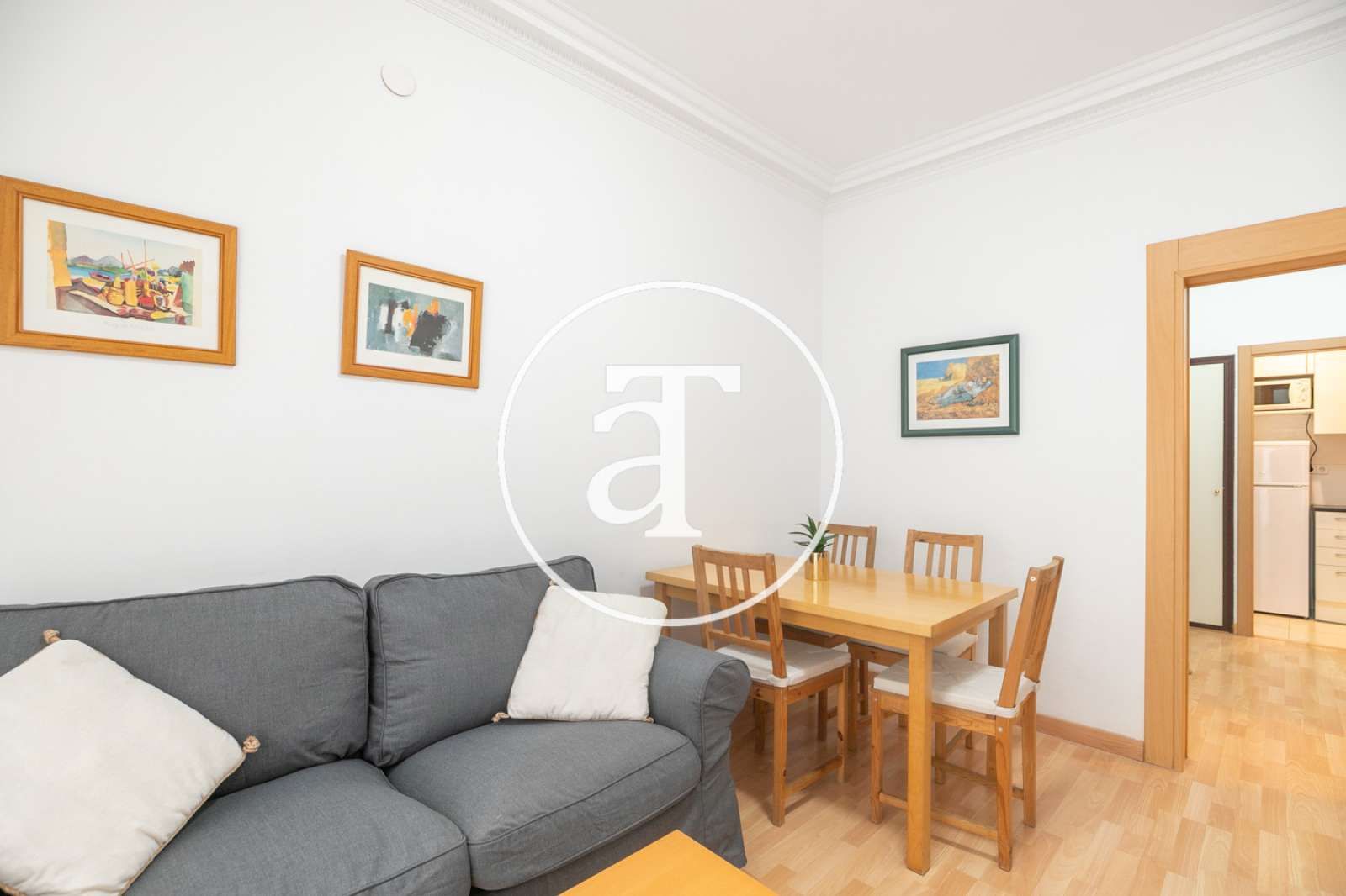 Dormitori de Apartament per a compartir en  Barcelona Capital amb Aire condicionat i Terrassa