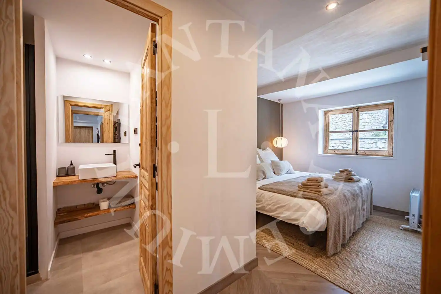 Bedroom of Flat for sale in Naut Aran  with Heating, Parquet flooring and Furnished