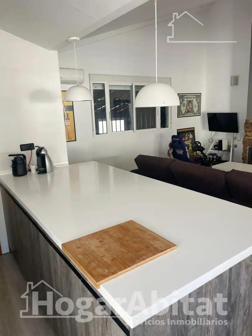 Cocina de Casa o chalet en venta en Chiva con Aire acondicionado, Calefacción y Jardín privado