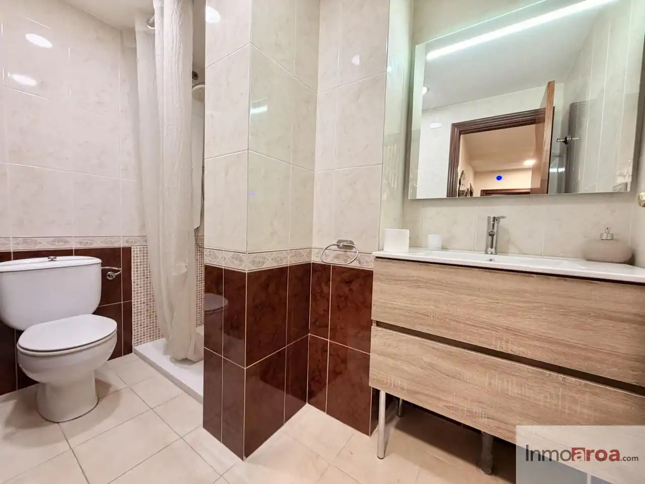 Bathroom of Duplexes for rent in Castellón de la Plana / Castelló de la Plana  with Air Conditioner, Heating and Terrace