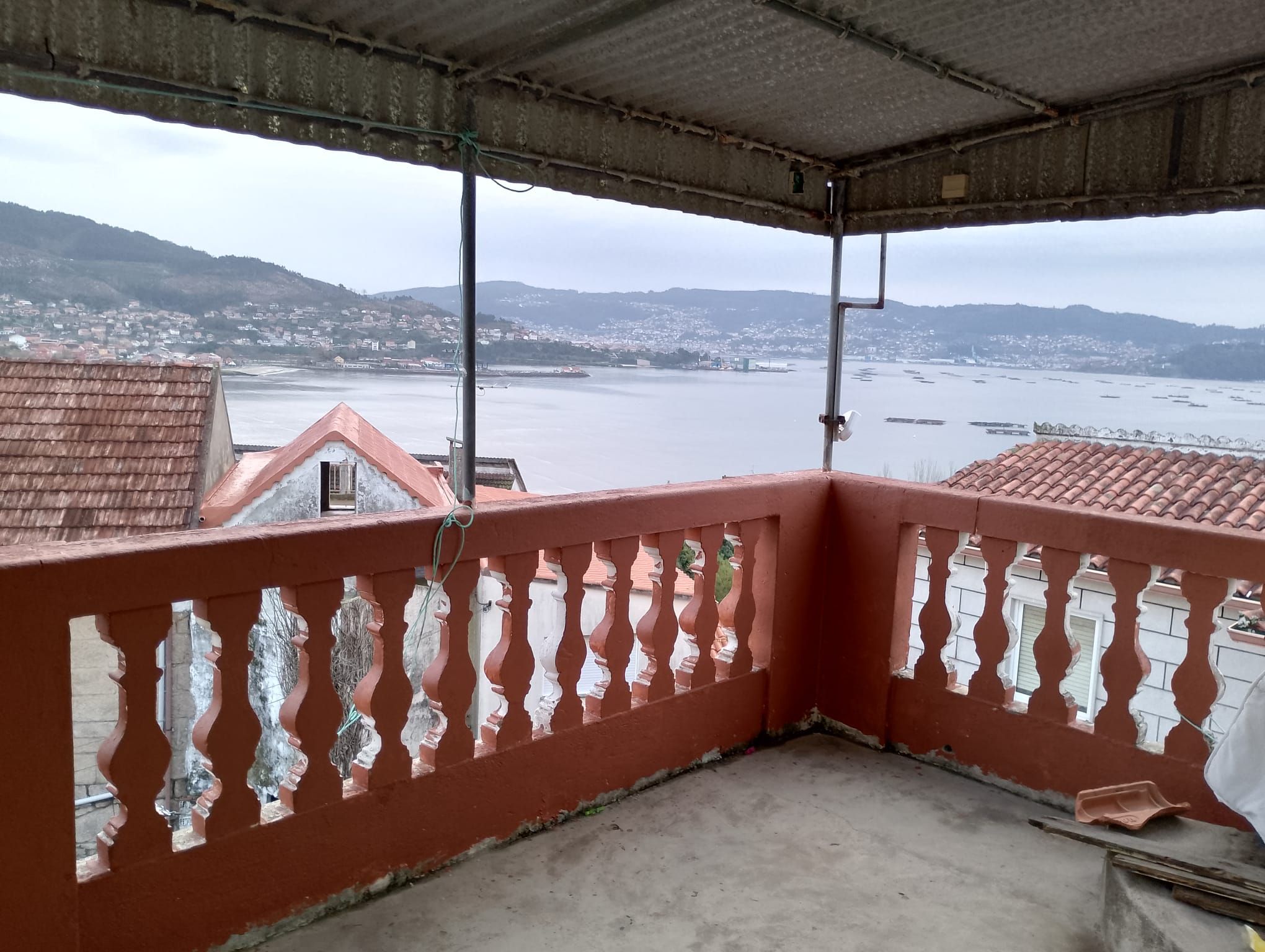 Balcony of House or chalet for sale in Moaña  with Private garden, Terrace and Furnished