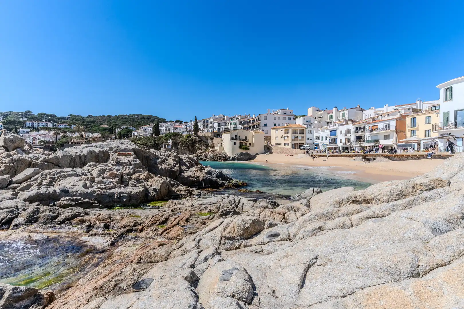Vista exterior de Casa o xalet en venda en Palafrugell amb Aire condicionat, Jardí privat i Terrassa